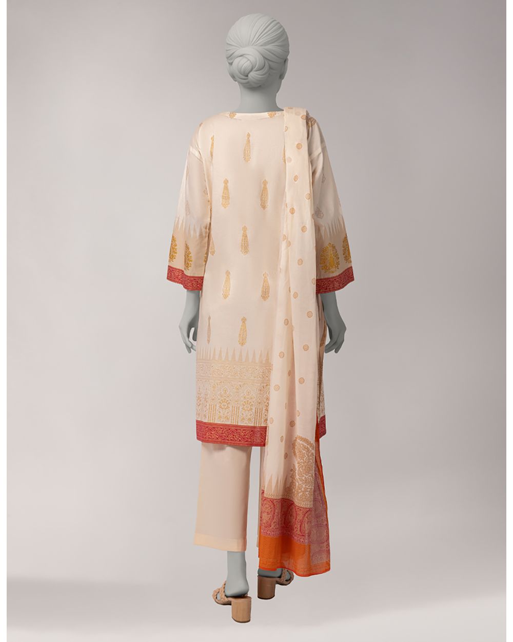 JLAWN-S-26-1091 GOLD JAMDANI-3