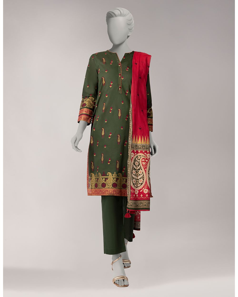 JLAWN-S-26-1092 GOLD JAMDANI-4