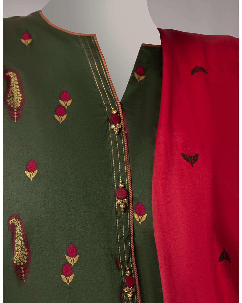 JLAWN-S-26-1092 GOLD JAMDANI-4