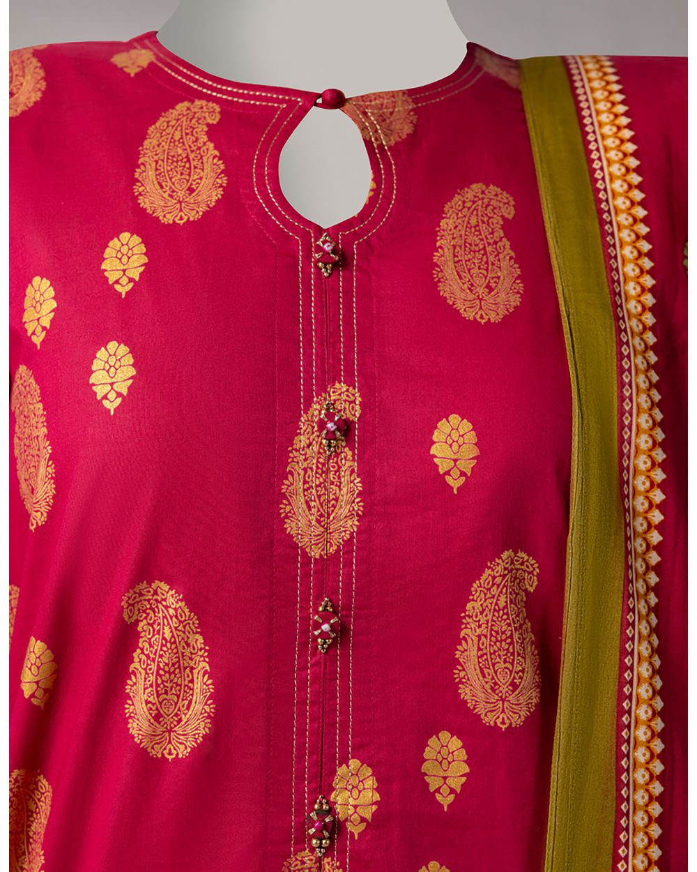 JLAWN-S-26-1094 GOLD JAMDANI-6
