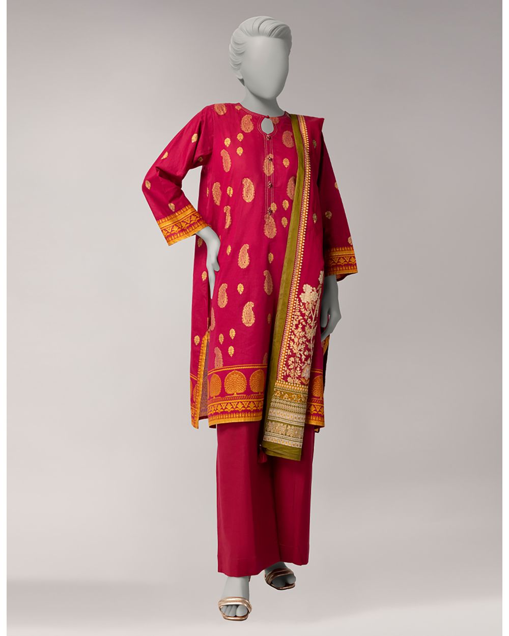 JLAWN-S-26-1094/S GOLD JAMDANI-06
